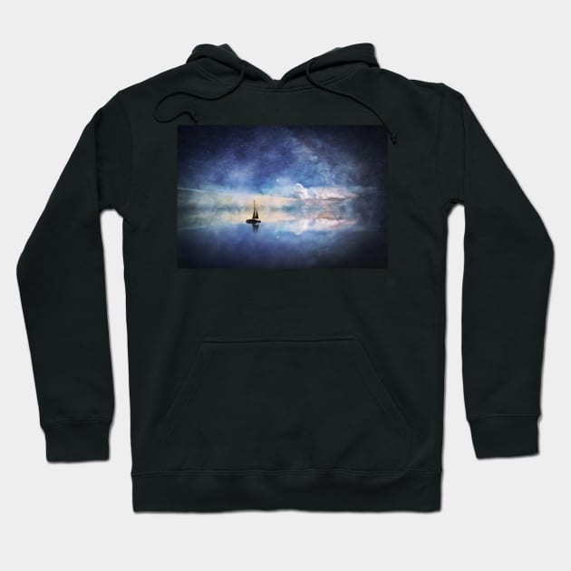 Segelschiff auf Sternenozean Hoodie by coolArtGermany